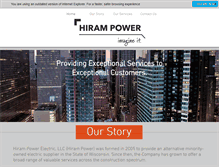 Tablet Screenshot of hirampower.com